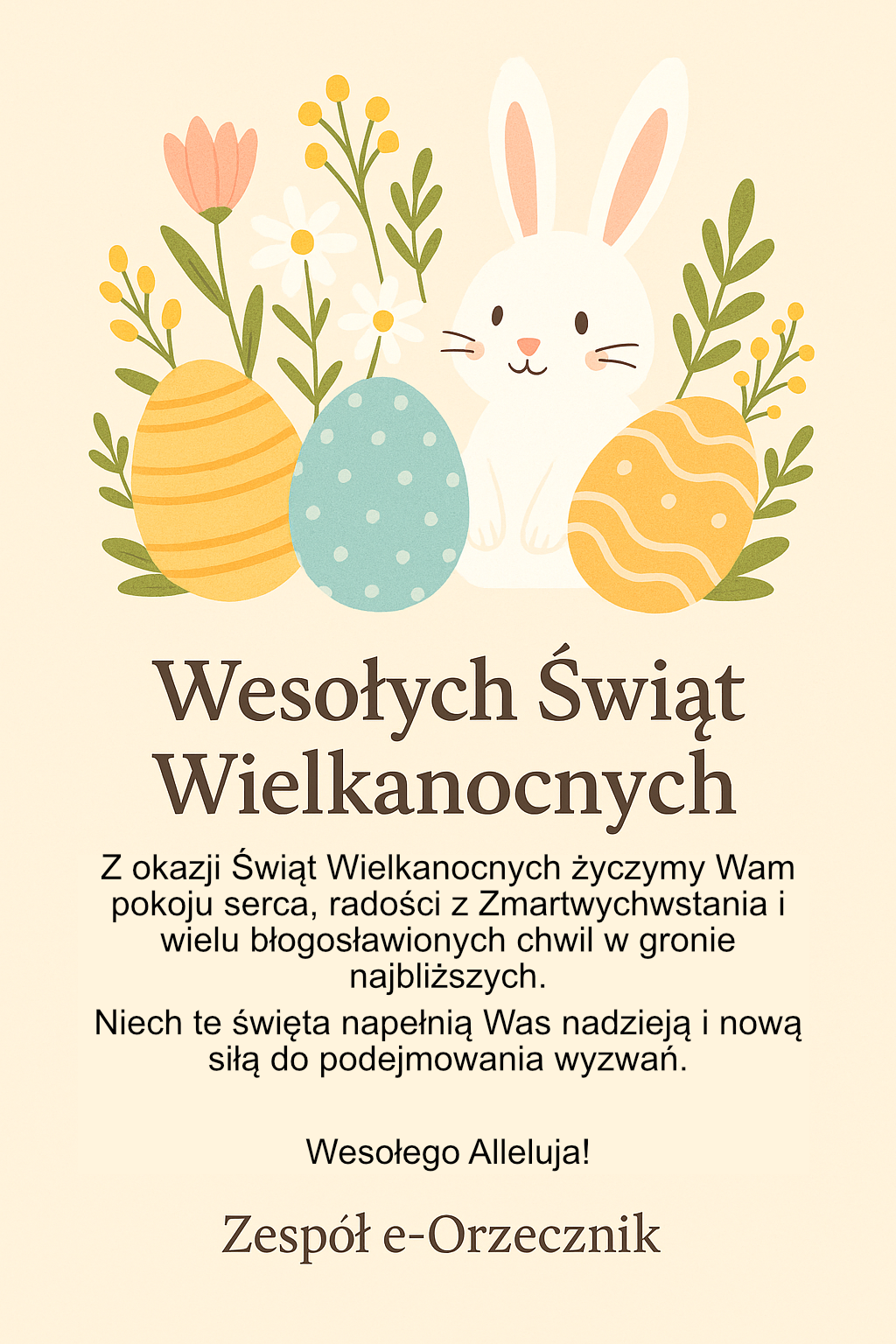 Wesołych Świąt Wielkanocnych